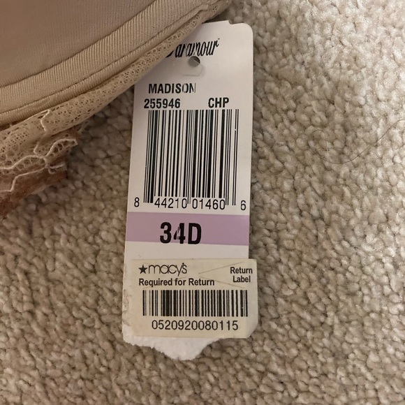 Paramour by Felina Bra: Madison Contour Demi Bra - Picture 3 of 3